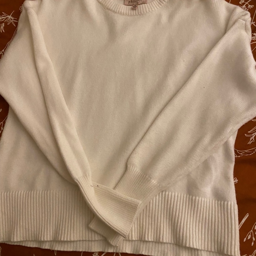 White sweater